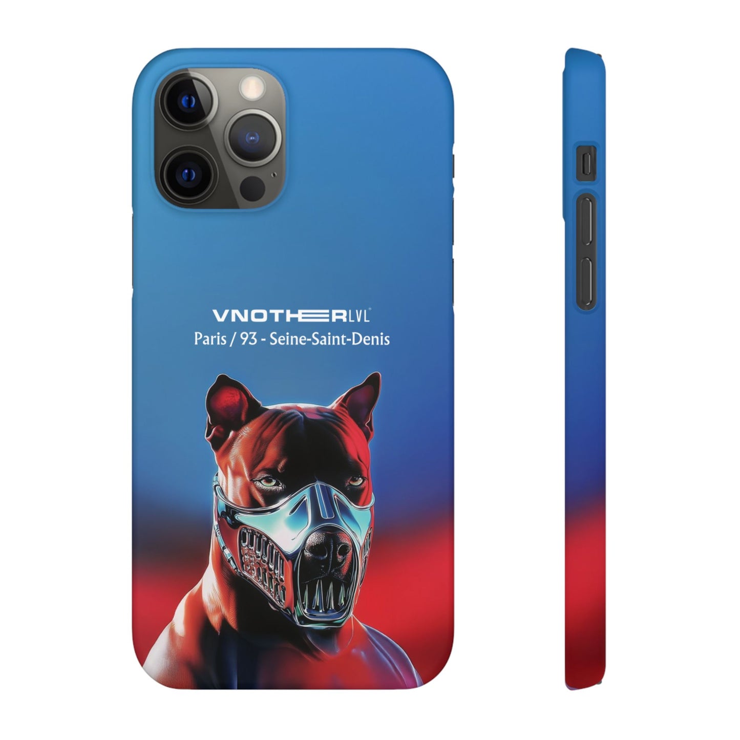 VNOTHERLVL Phone Case - Pitbull / Paris 93