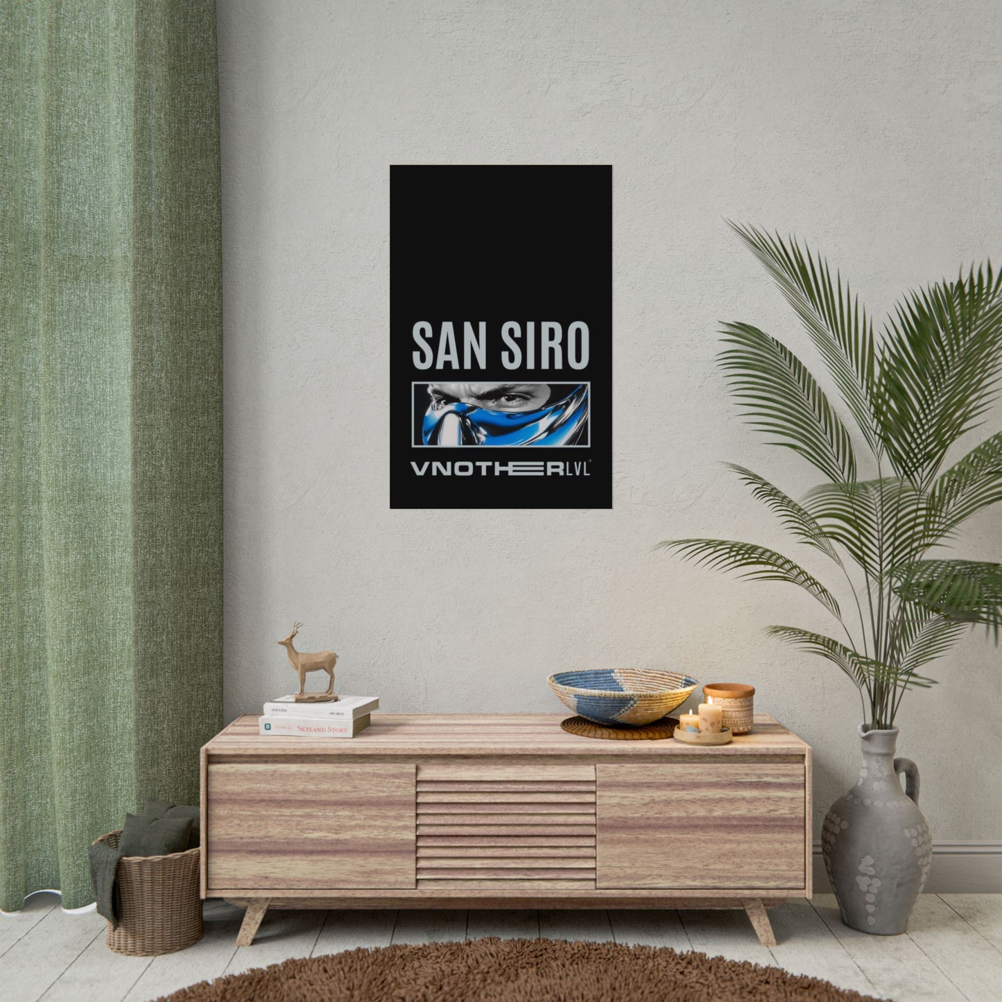 VNOTHERLVL Art Print Poster - San Siro / Inter / Milano