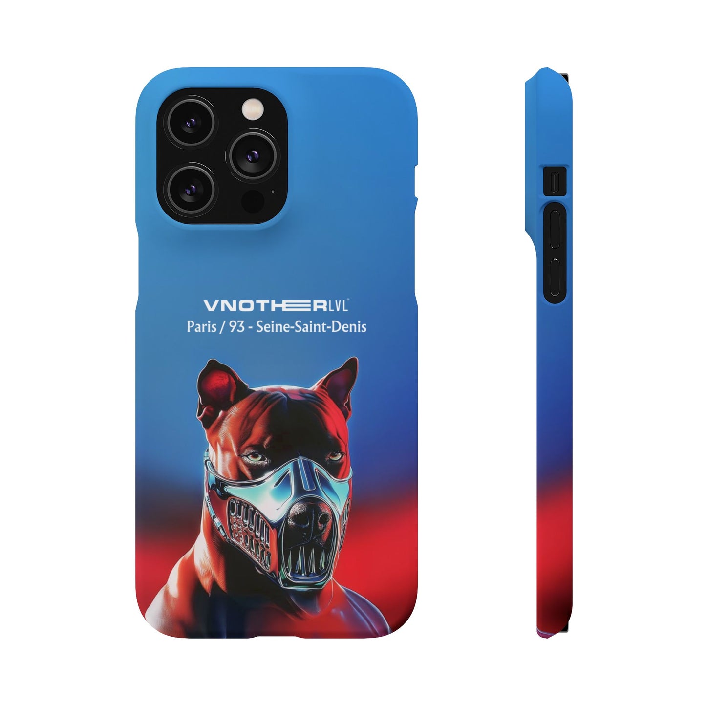 VNOTHERLVL Phone Case - Pitbull / Paris 93