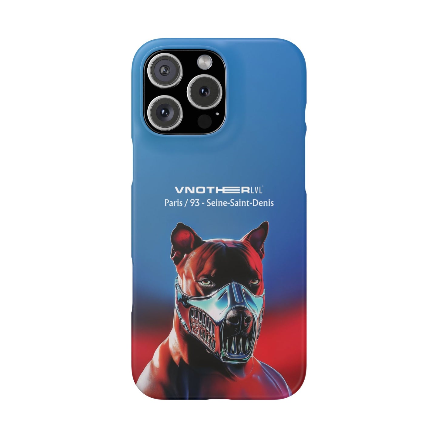 VNOTHERLVL Phone Case - Pitbull / Paris 93