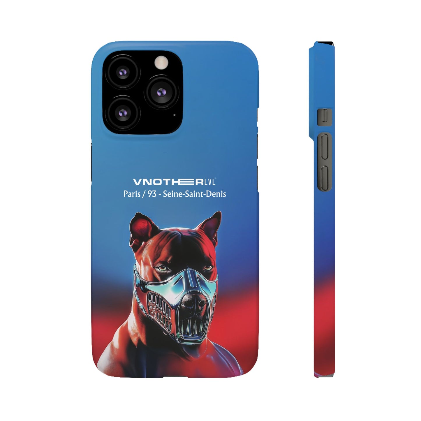 VNOTHERLVL Phone Case - Pitbull / Paris 93