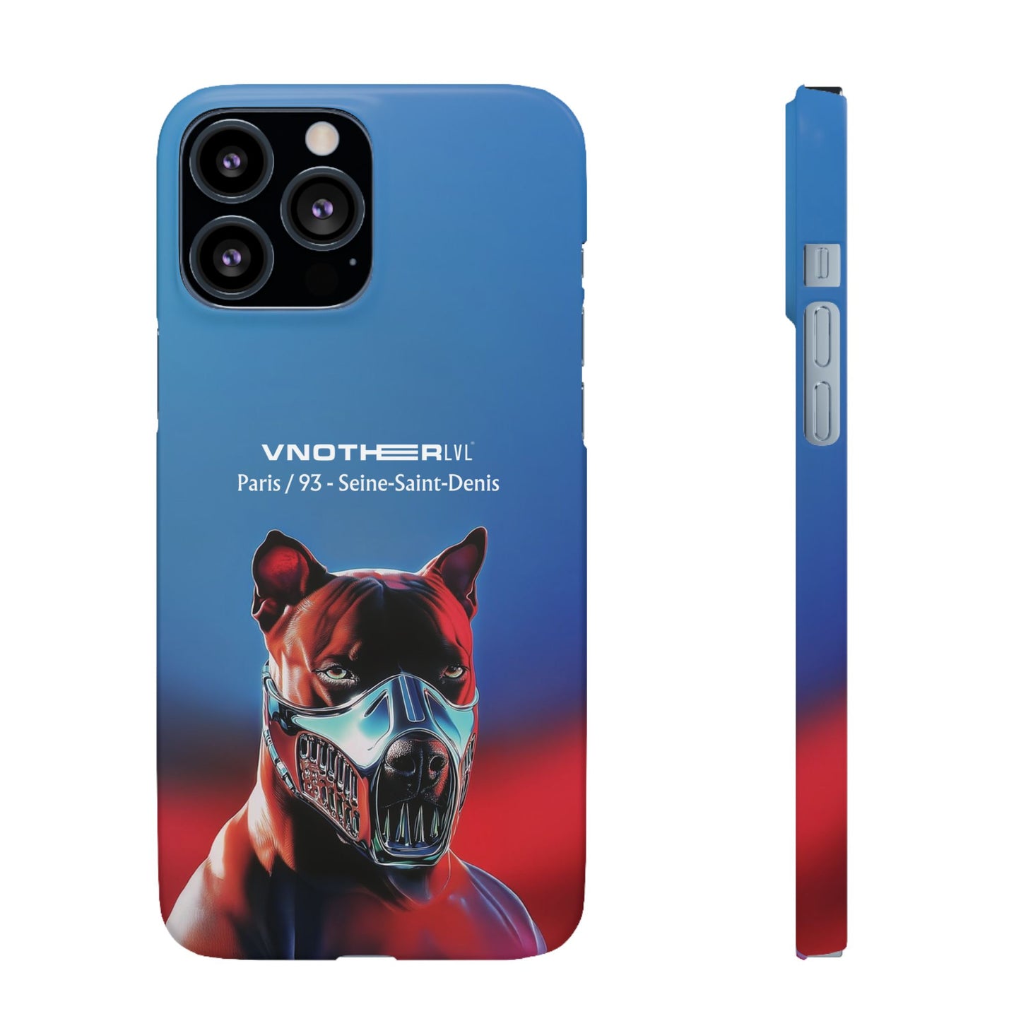 VNOTHERLVL Phone Case - Pitbull / Paris 93