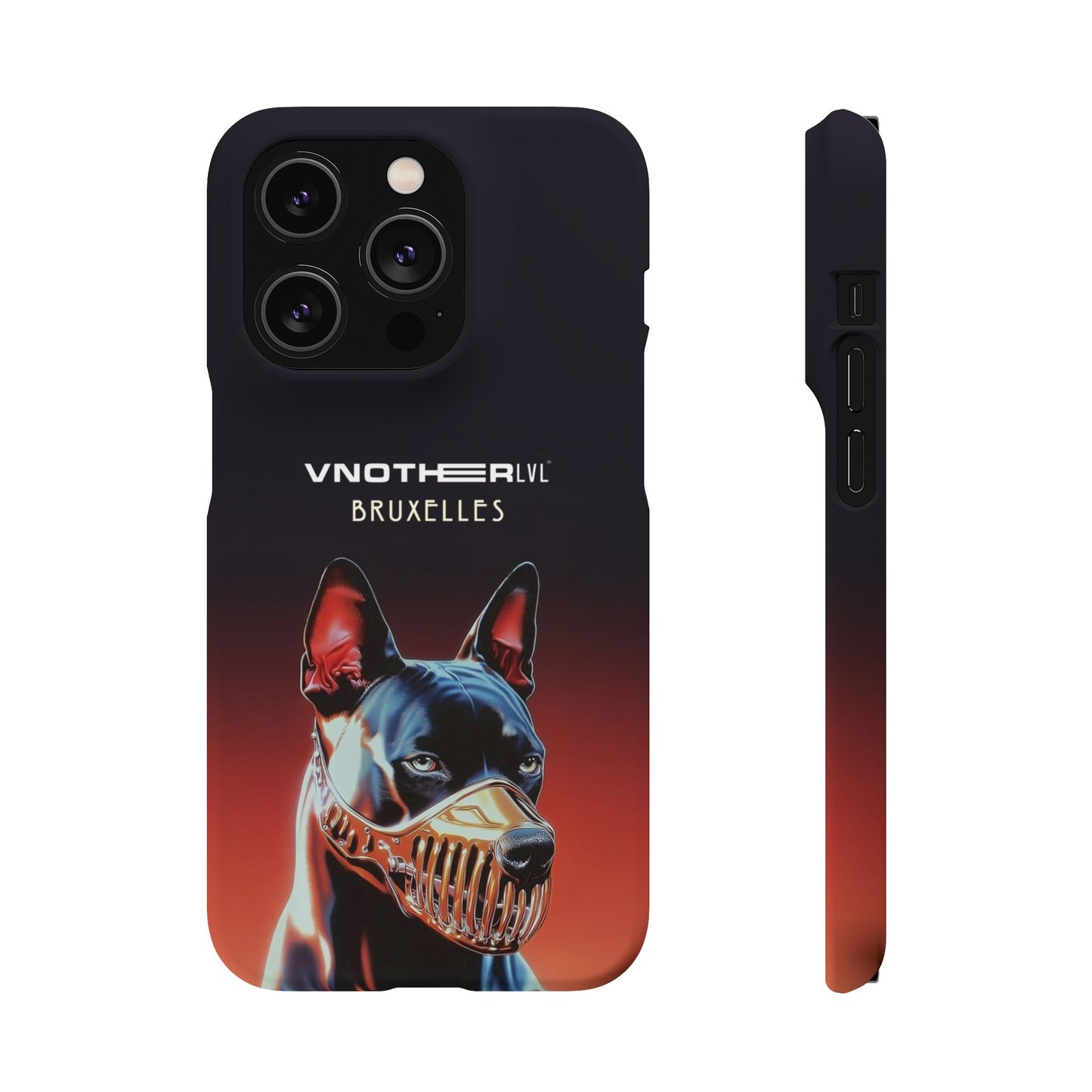 VNOTHERLVL Phone Case - Pitbull / Bruxelles