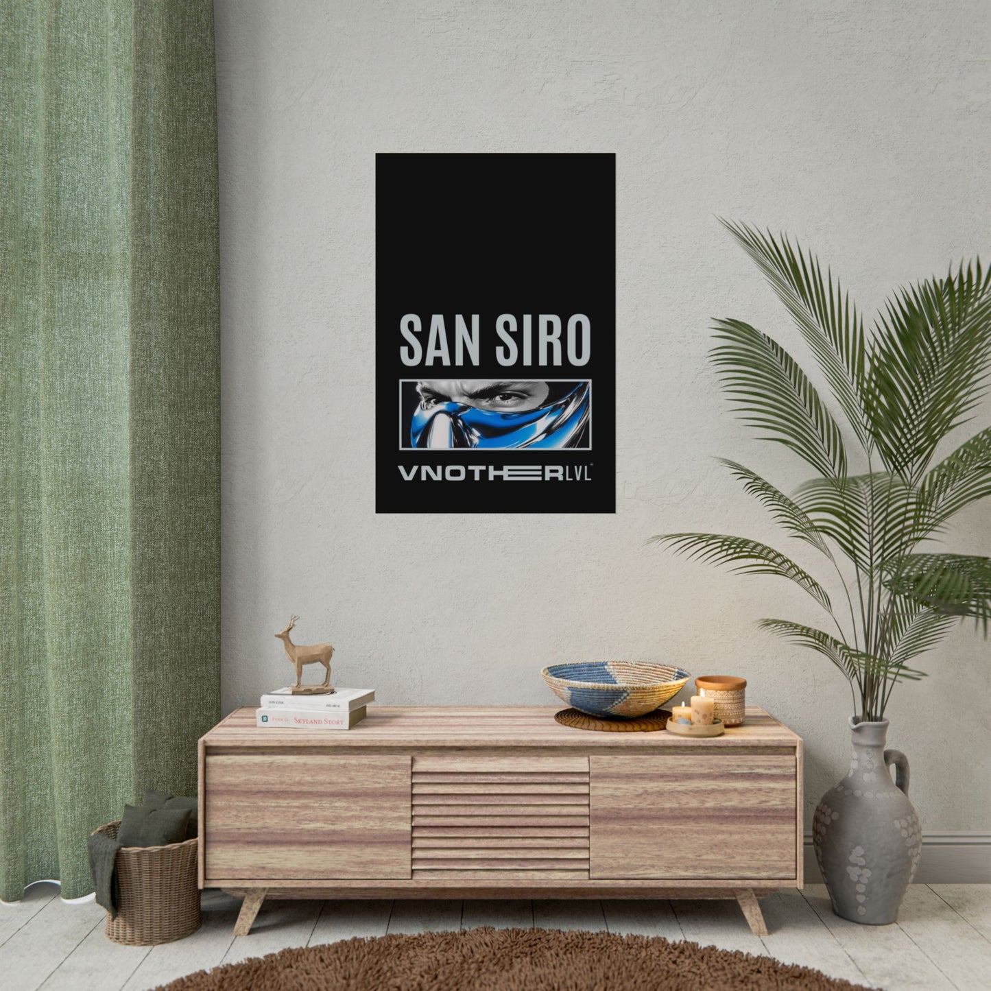 VNOTHERLVL Art Print Poster - San Siro / Inter / Milano