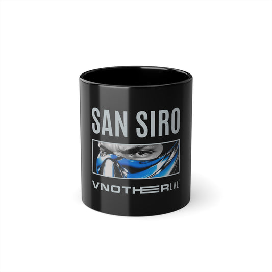 VNOTHERLVL Black Coffee Mug - San Siro / Inter / Milano