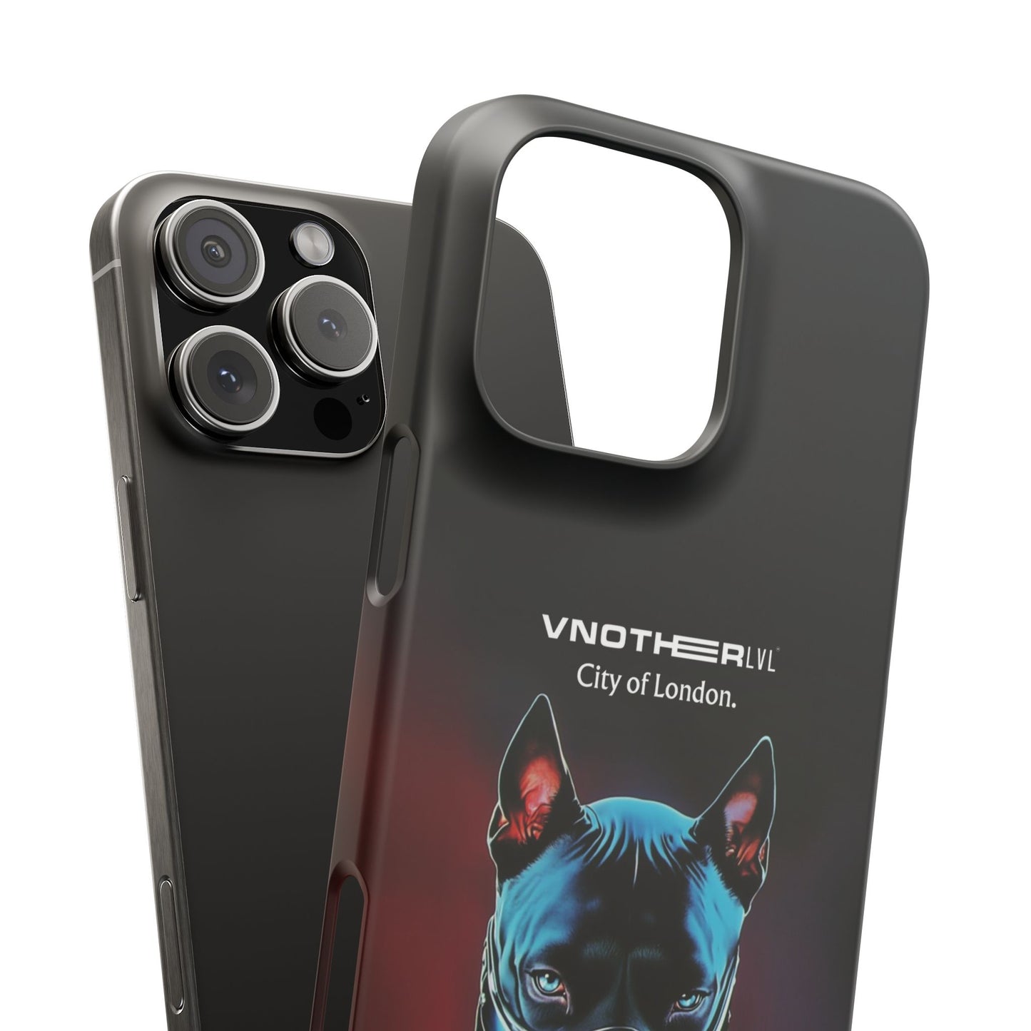 VNOTHERLVL Phone Case - Pitbull / London