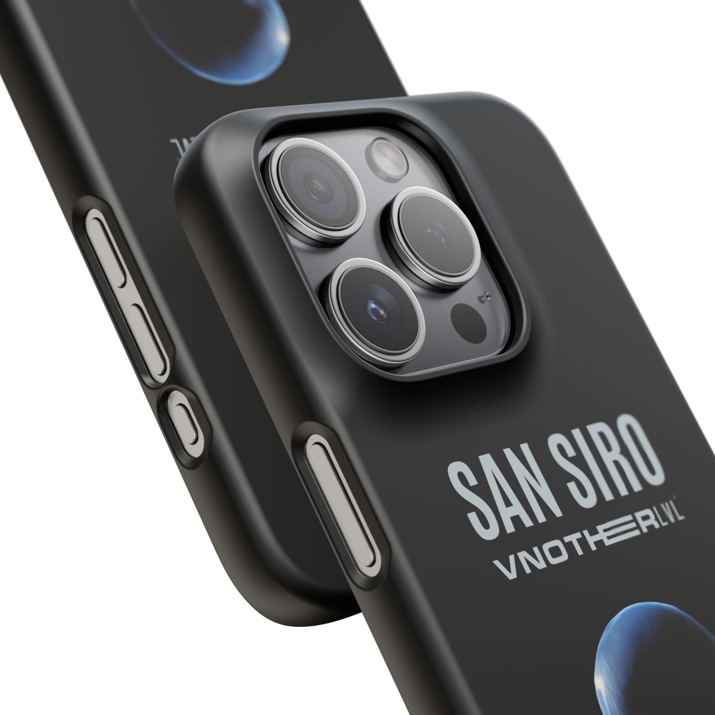 VNOTHERLVL Black Phone Case - San Siro / Inter / Milano