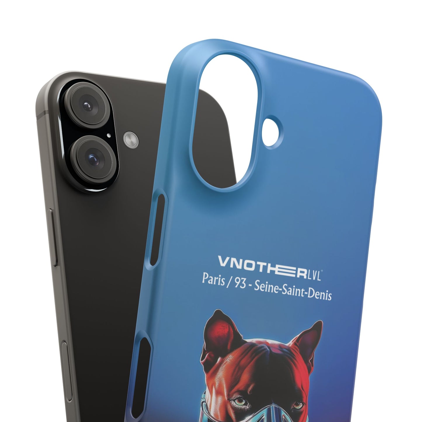 VNOTHERLVL Phone Case - Pitbull / Paris 93