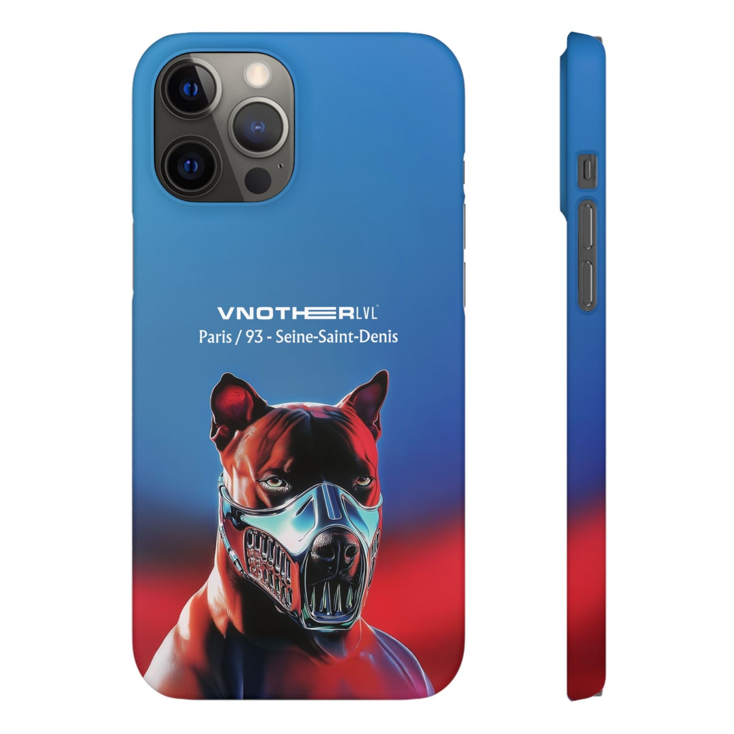 VNOTHERLVL Phone Case - Pitbull / Paris 93