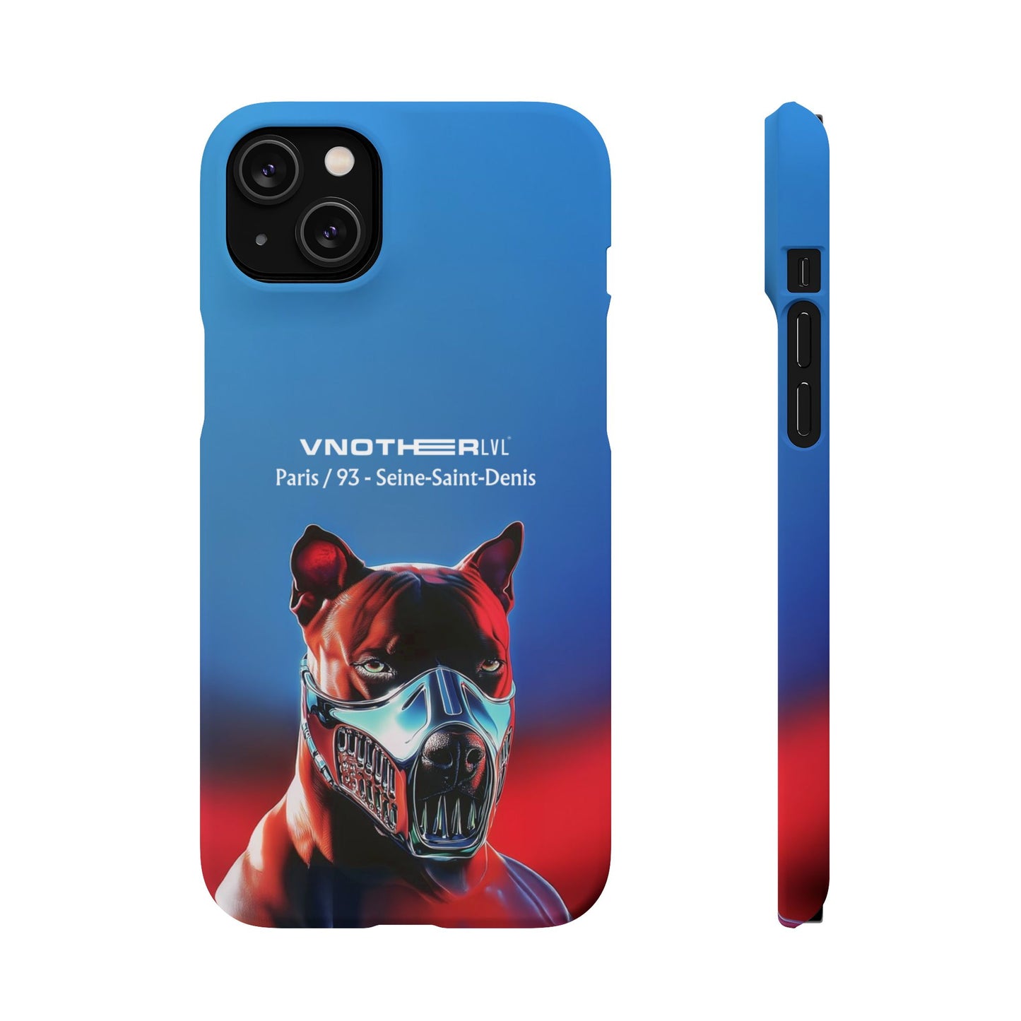 VNOTHERLVL Phone Case - Pitbull / Paris 93