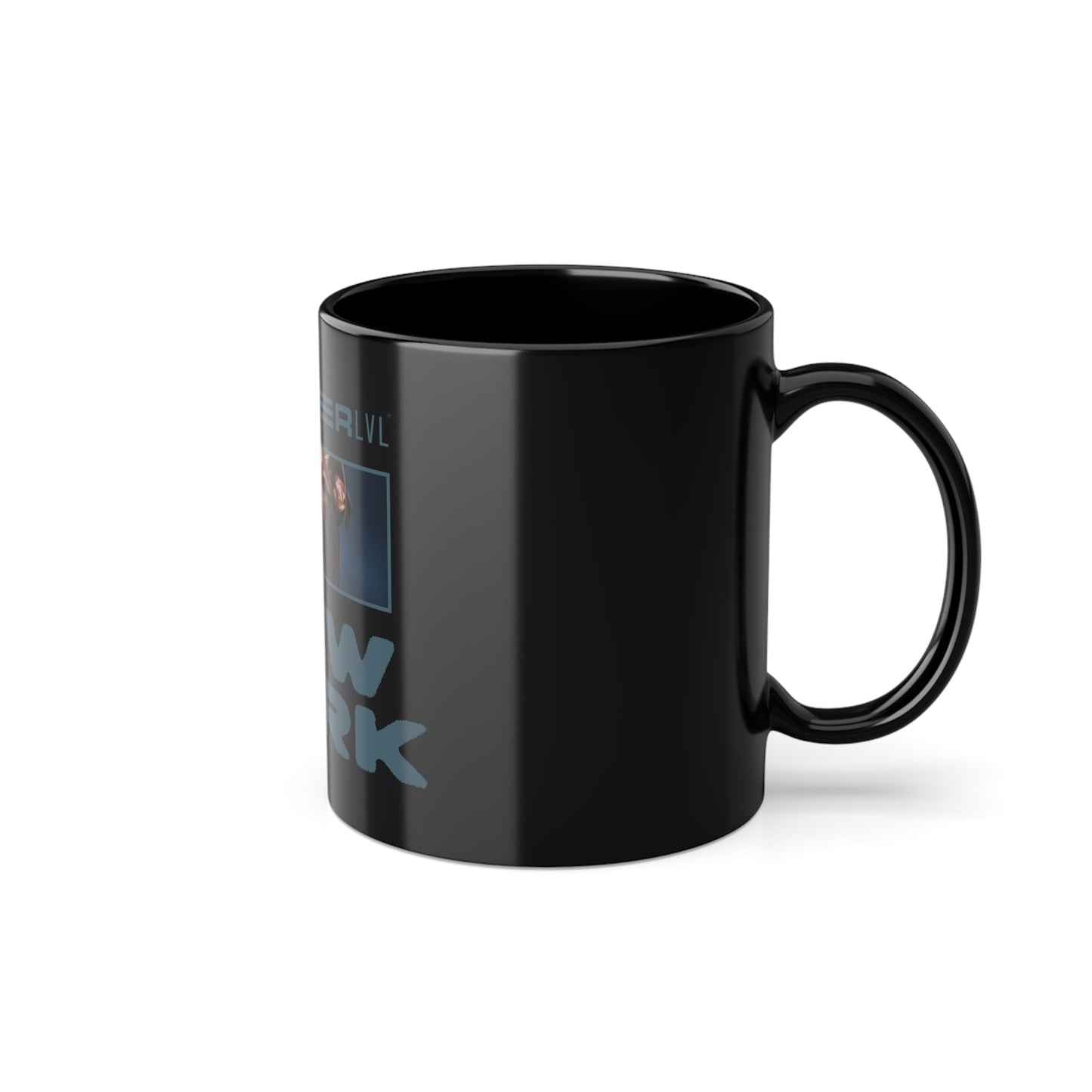 VNOTHERLVL Black Coffee Mug - Pitbull / New York