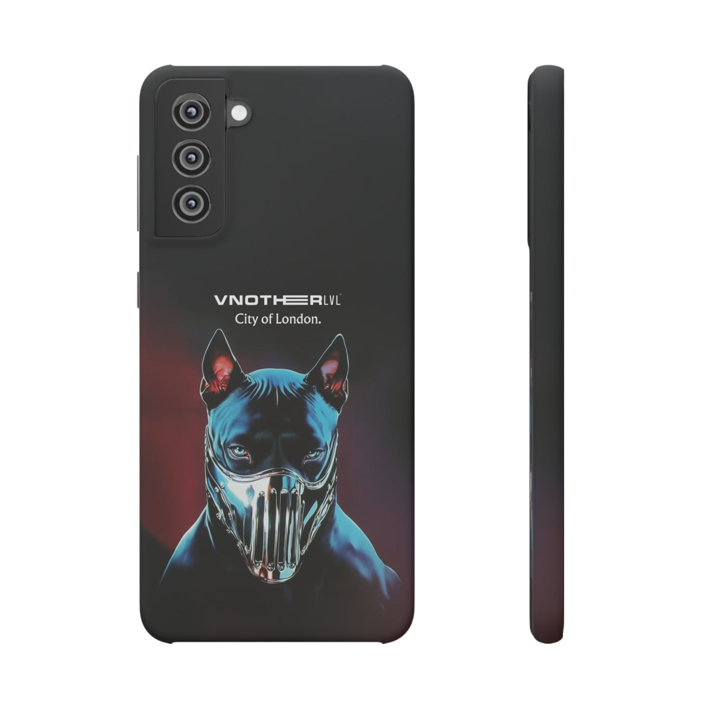 VNOTHERLVL Phone Case - Pitbull / London