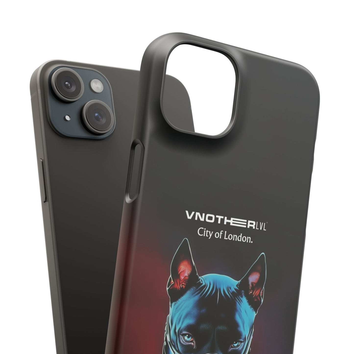 VNOTHERLVL Phone Case - Pitbull / London