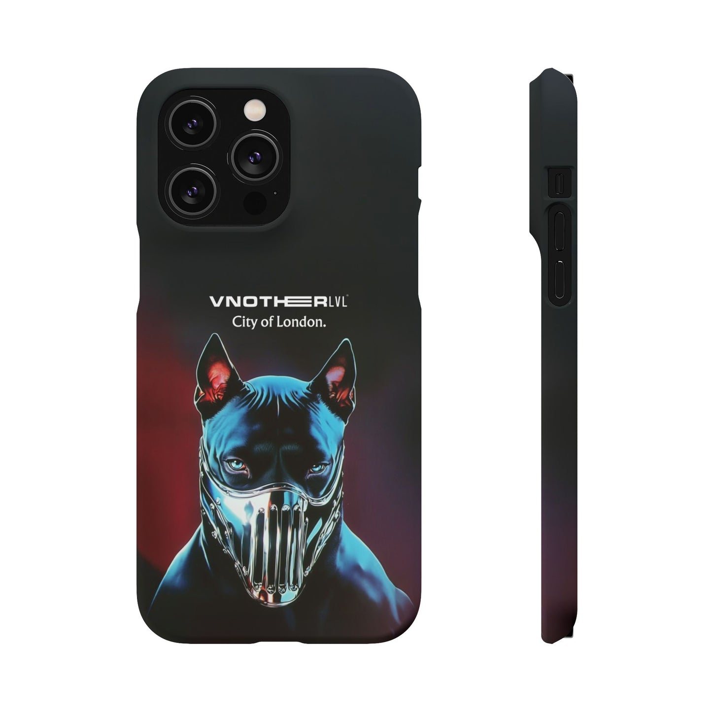 VNOTHERLVL Phone Case - Pitbull / London