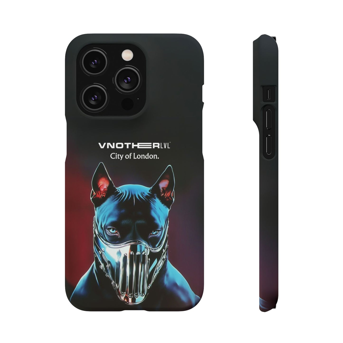 VNOTHERLVL Phone Case - Pitbull / London