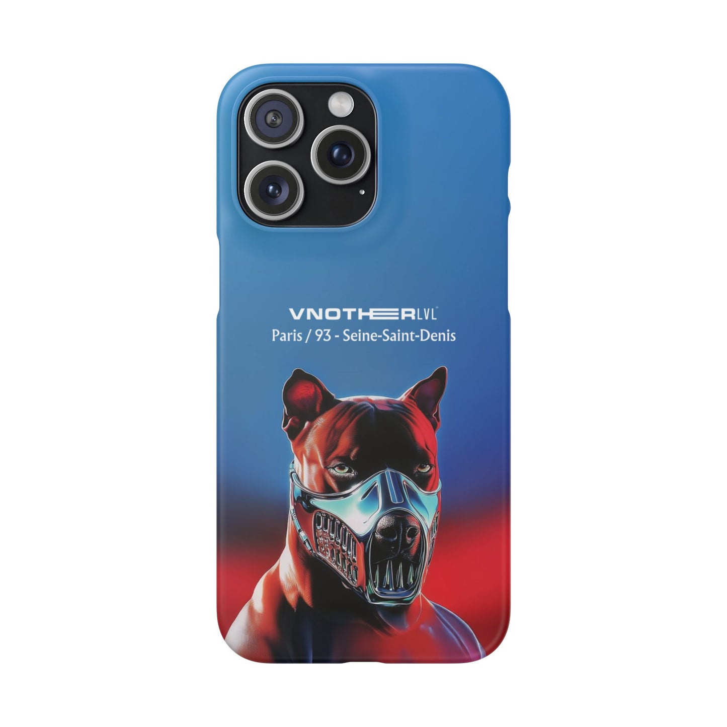 VNOTHERLVL Phone Case - Pitbull / Paris 93