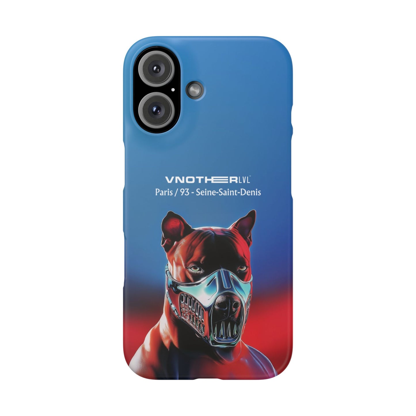 VNOTHERLVL Phone Case - Pitbull / Paris 93