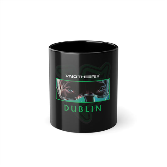 VNOTHERLVL Black Coffee Mug - Pitbull /Dublin / Ireland