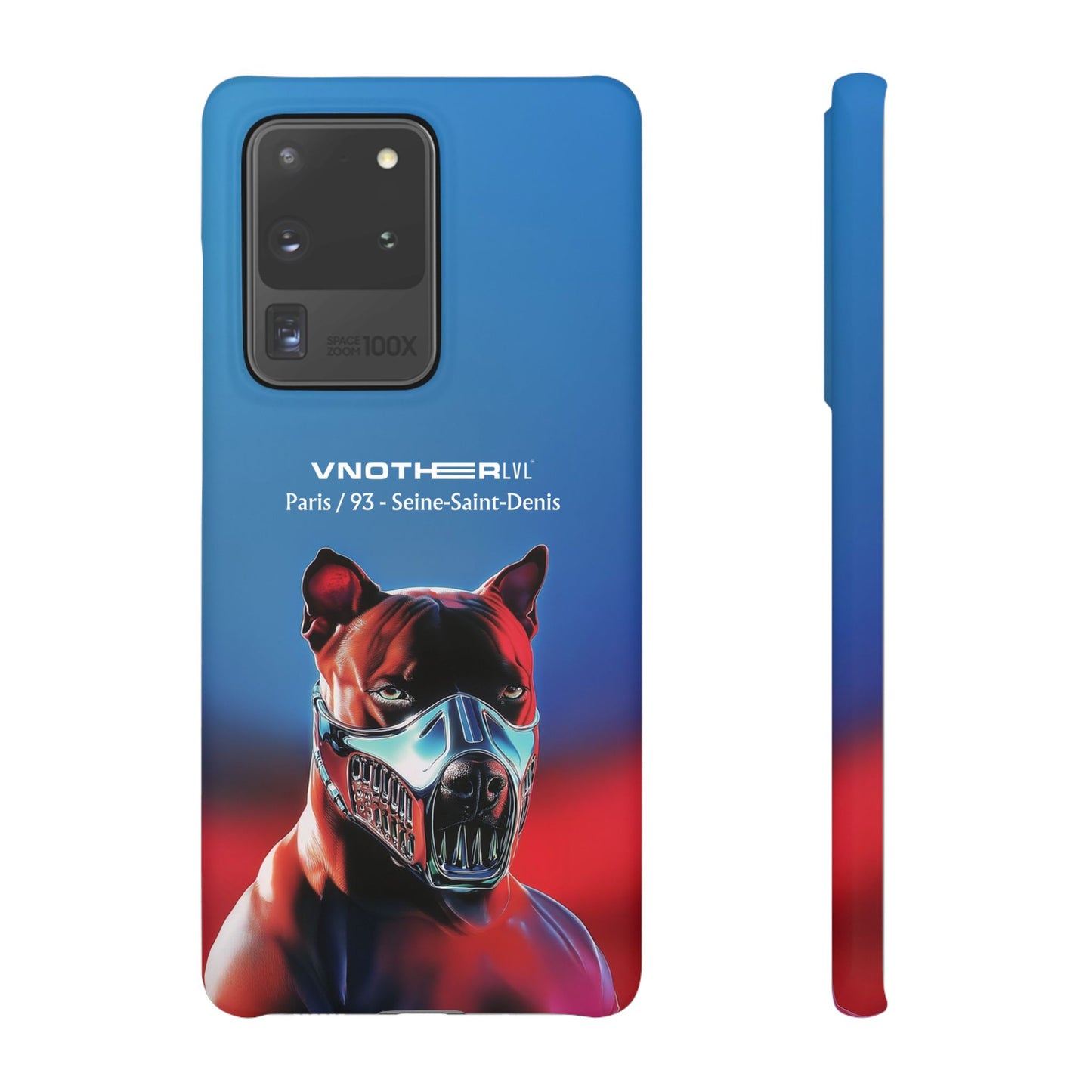 VNOTHERLVL Phone Case - Pitbull / Paris 93