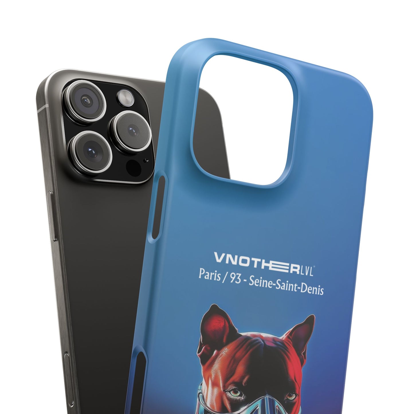 VNOTHERLVL Phone Case - Pitbull / Paris 93