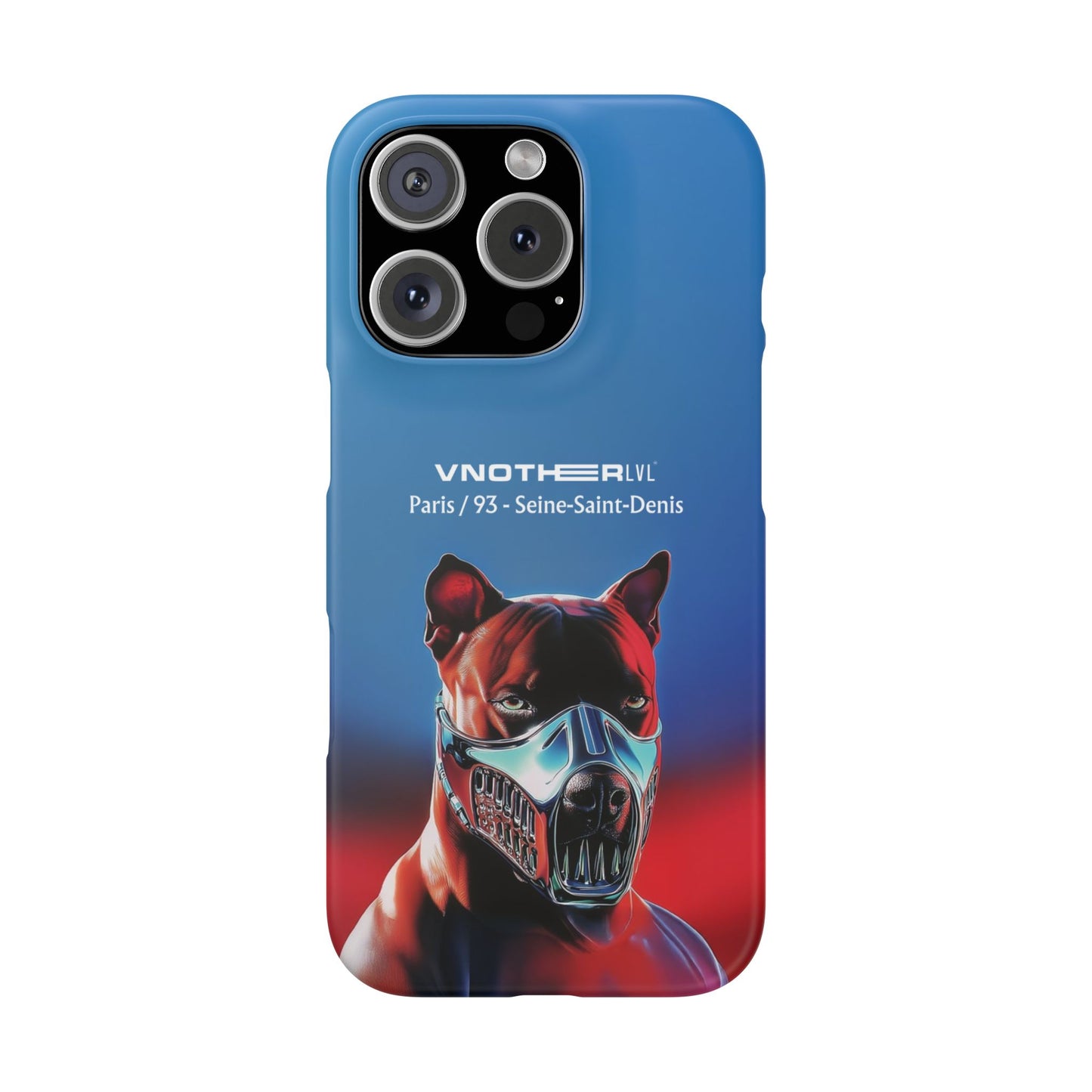 VNOTHERLVL Phone Case - Pitbull / Paris 93