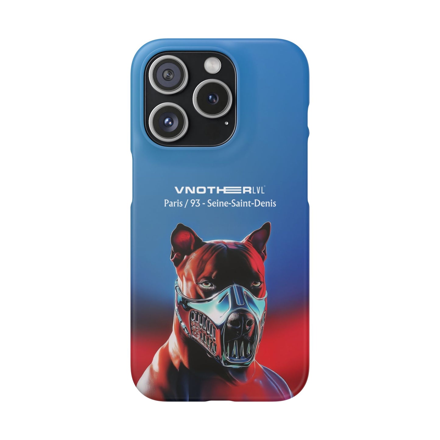 VNOTHERLVL Phone Case - Pitbull / Paris 93