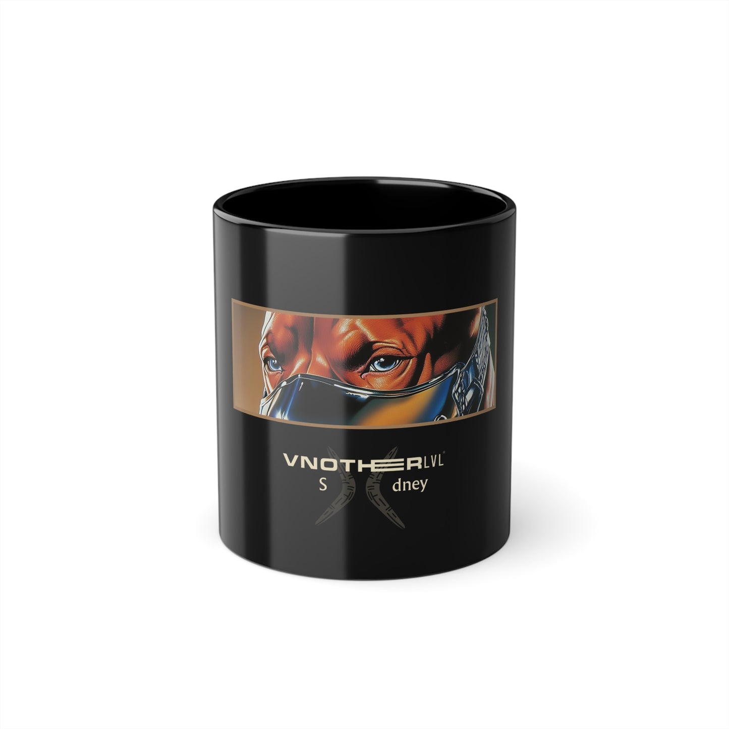 VNOTHERLVL Black Coffee Mug - Pitbull / Sydney