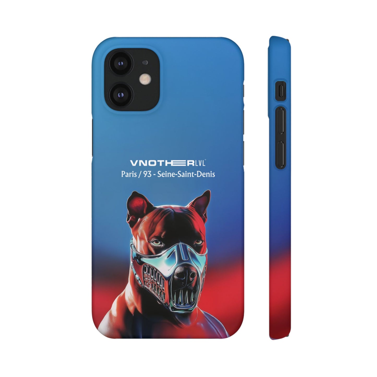 VNOTHERLVL Phone Case - Pitbull / Paris 93