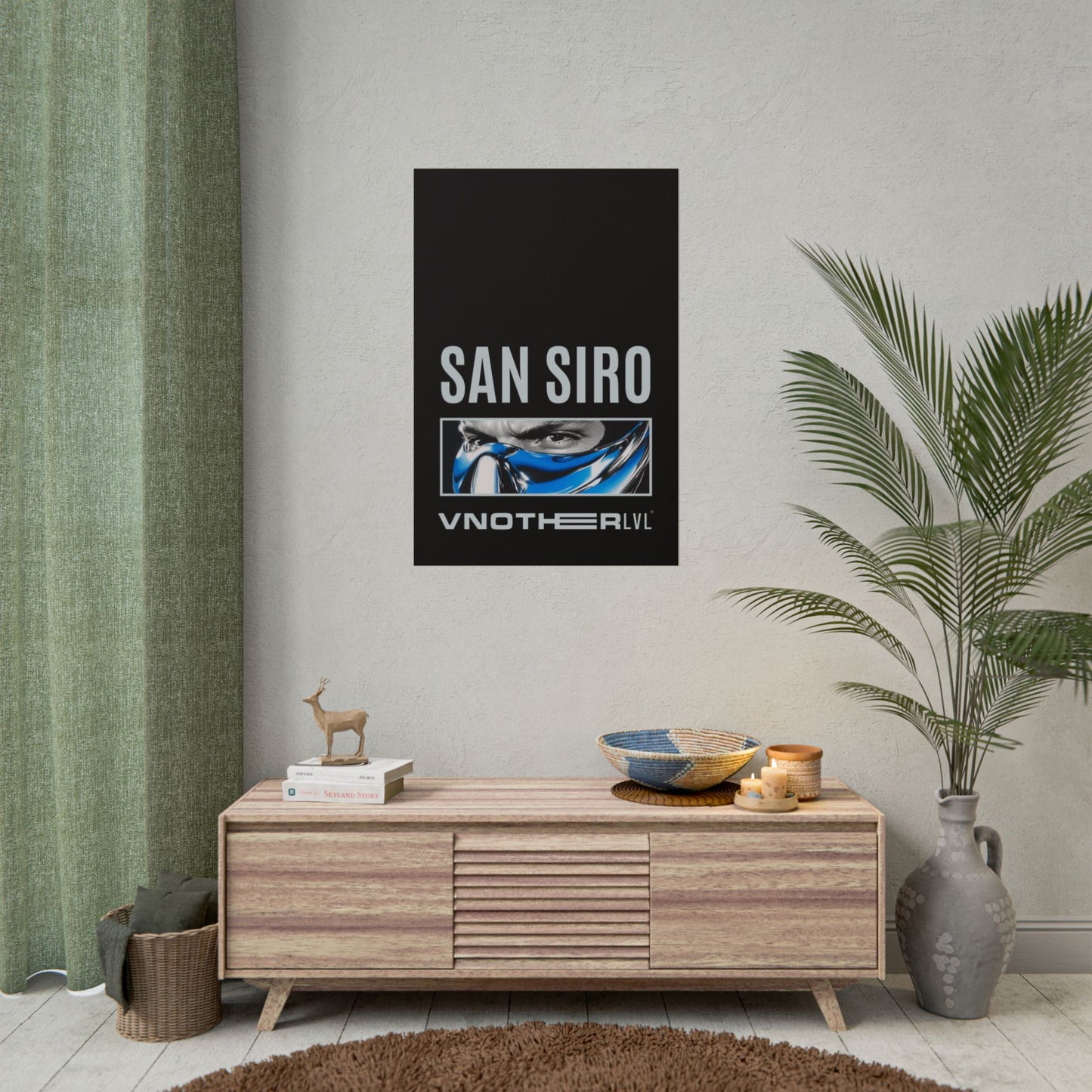 VNOTHERLVL Art Print Poster - San Siro / Inter / Milano