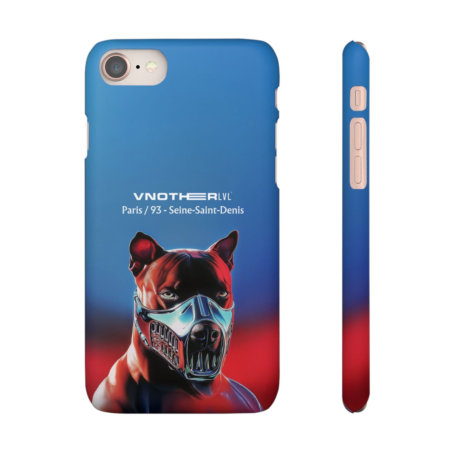 VNOTHERLVL Phone Case - Pitbull / Paris 93