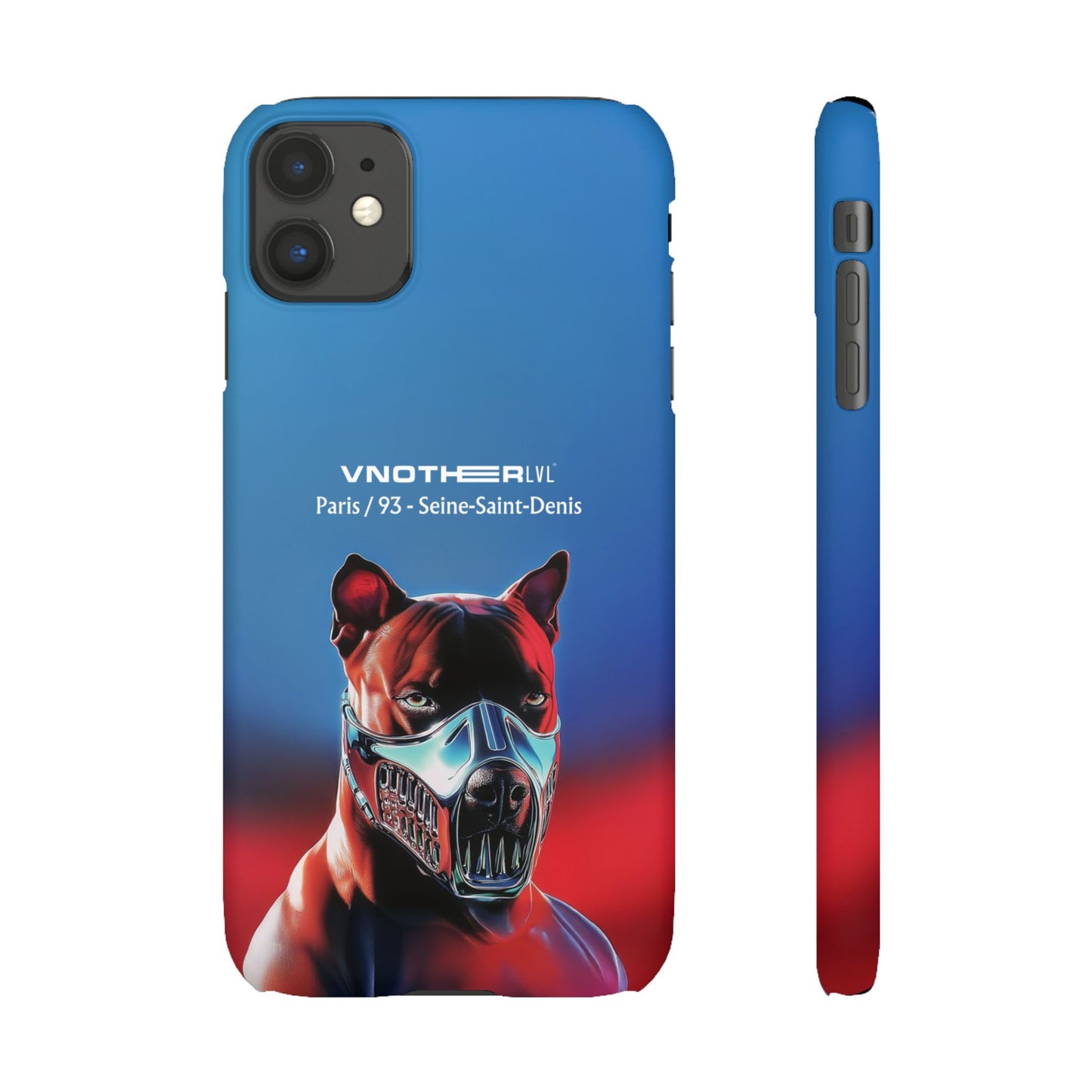 VNOTHERLVL Phone Case - Pitbull / Paris 93