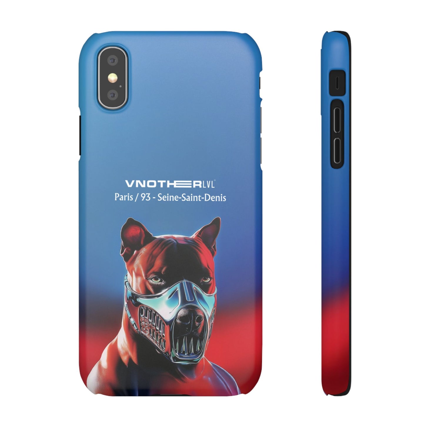 VNOTHERLVL Phone Case - Pitbull / Paris 93