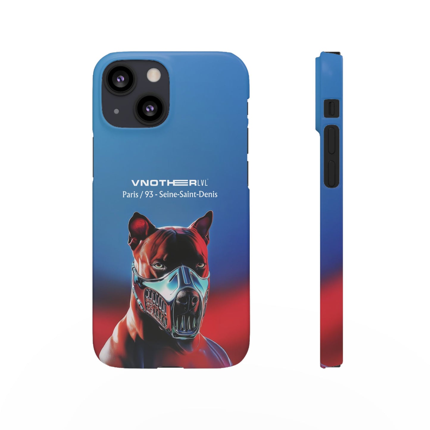 VNOTHERLVL Phone Case - Pitbull / Paris 93