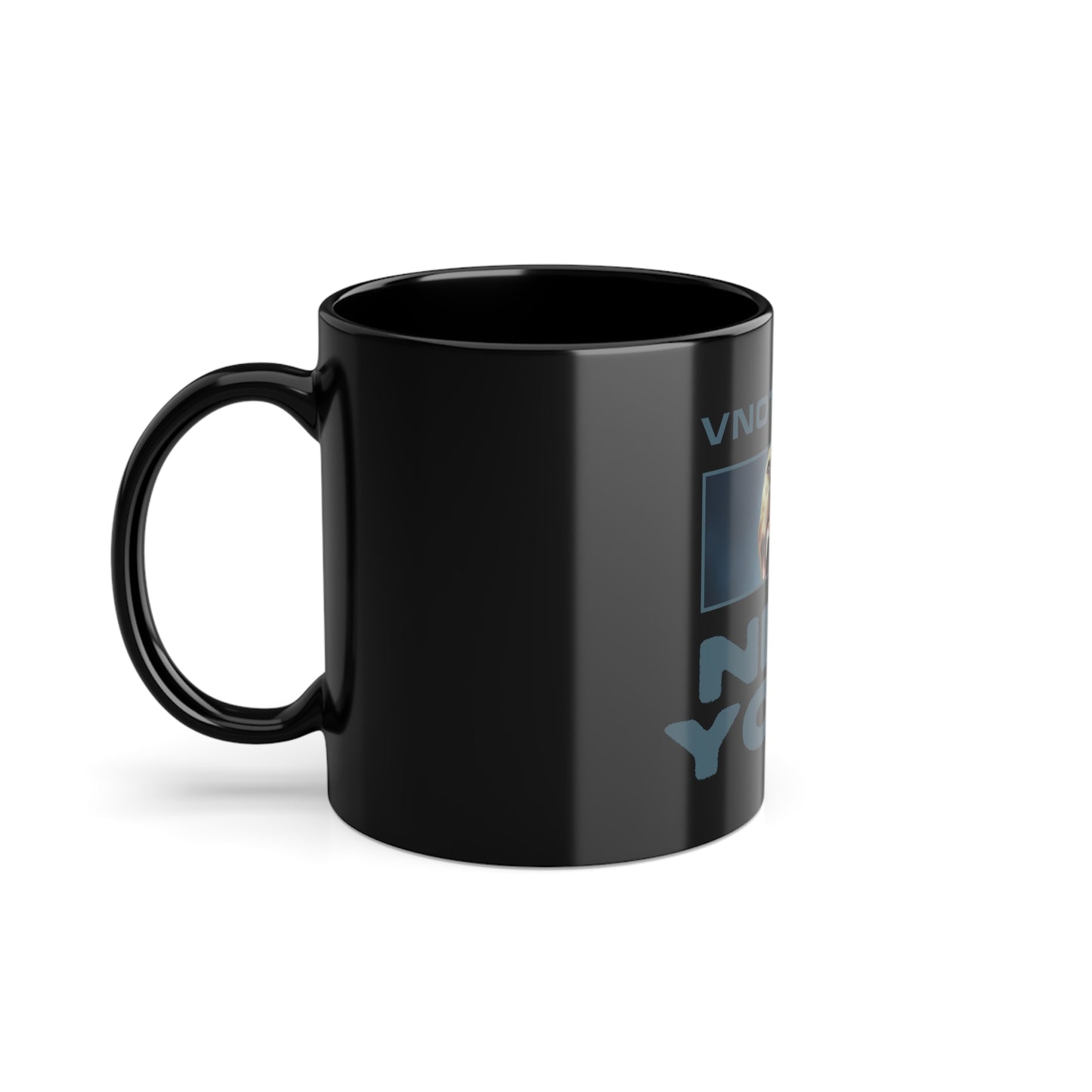 VNOTHERLVL Black Coffee Mug - Pitbull / New York