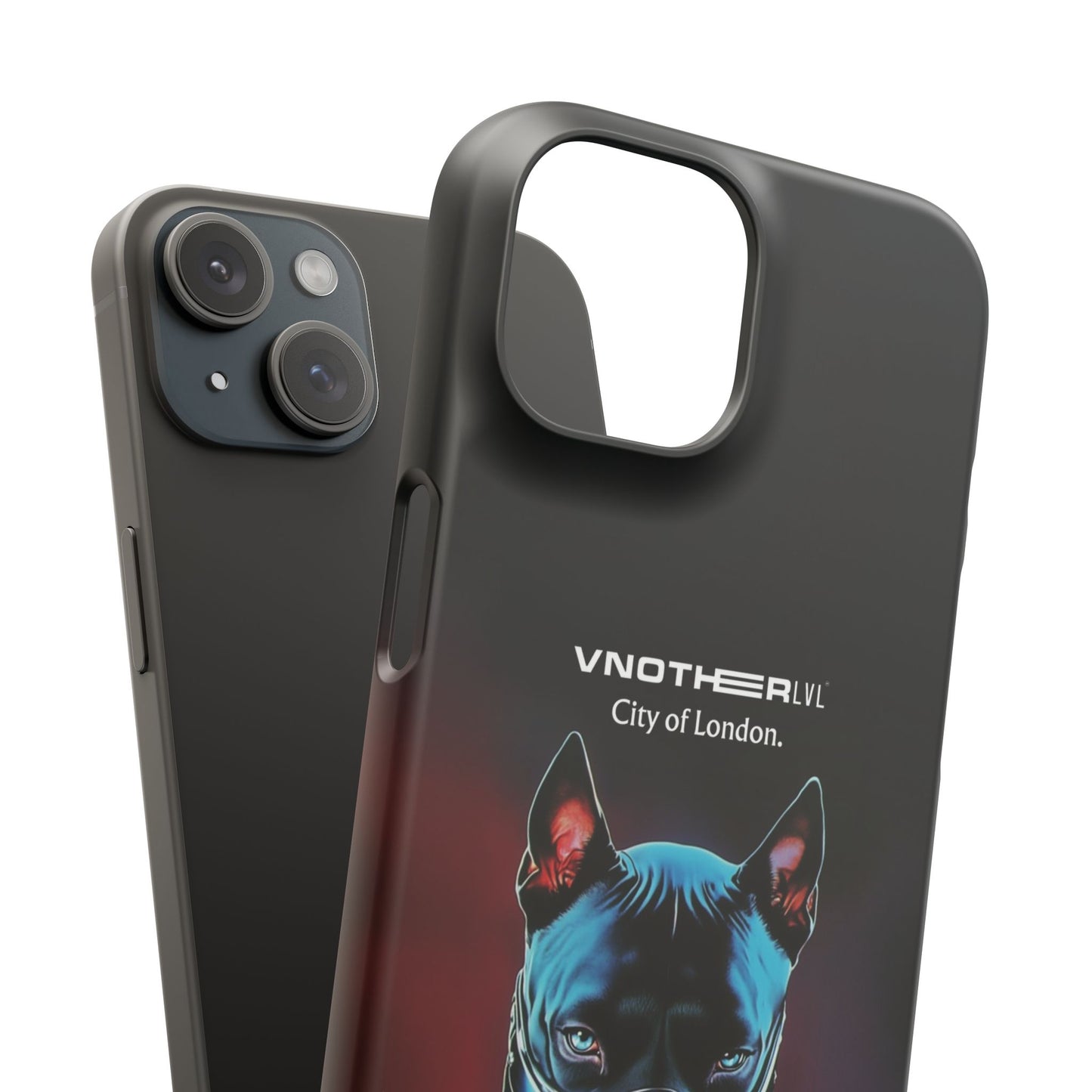 VNOTHERLVL Phone Case - Pitbull / London