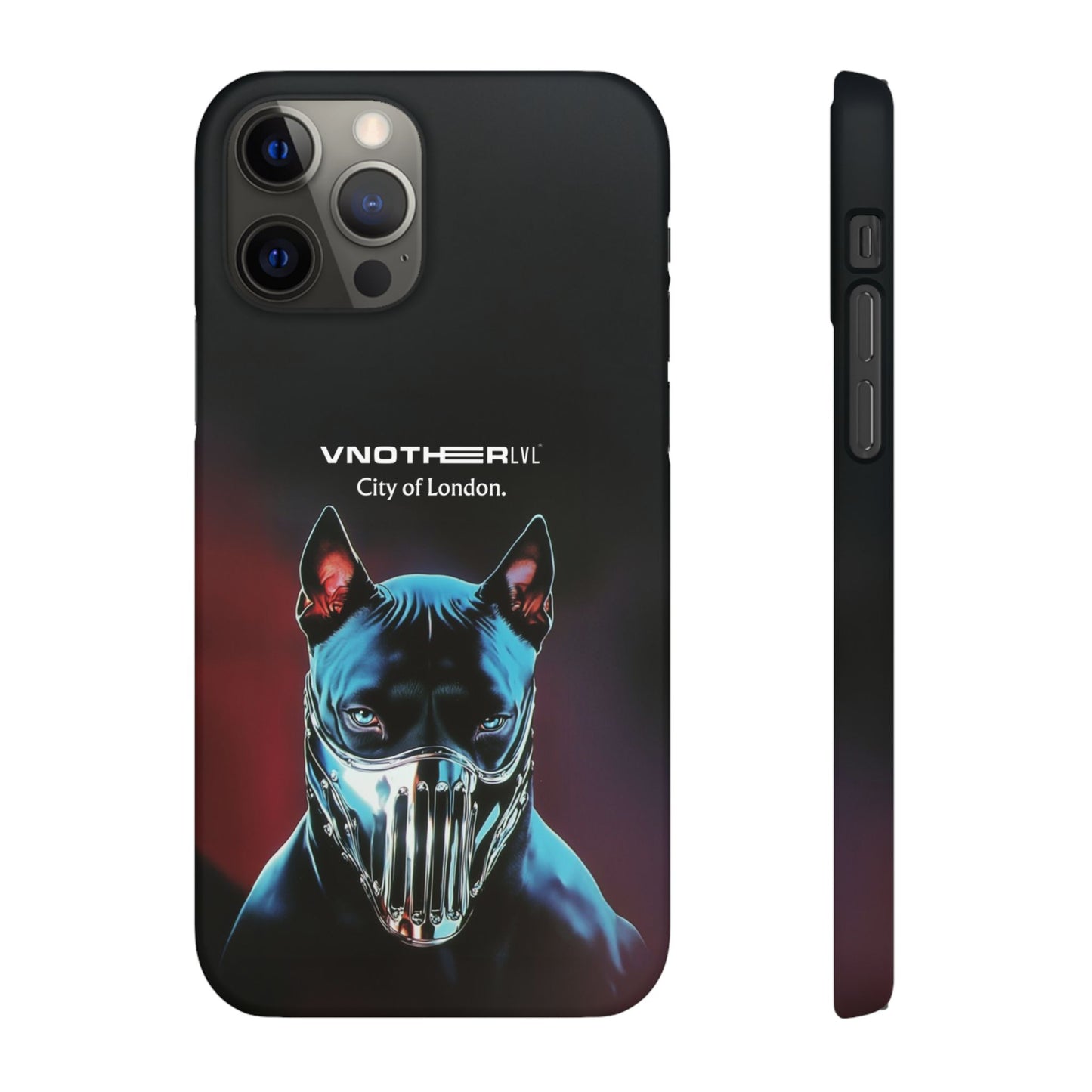 VNOTHERLVL Phone Case - Pitbull / London