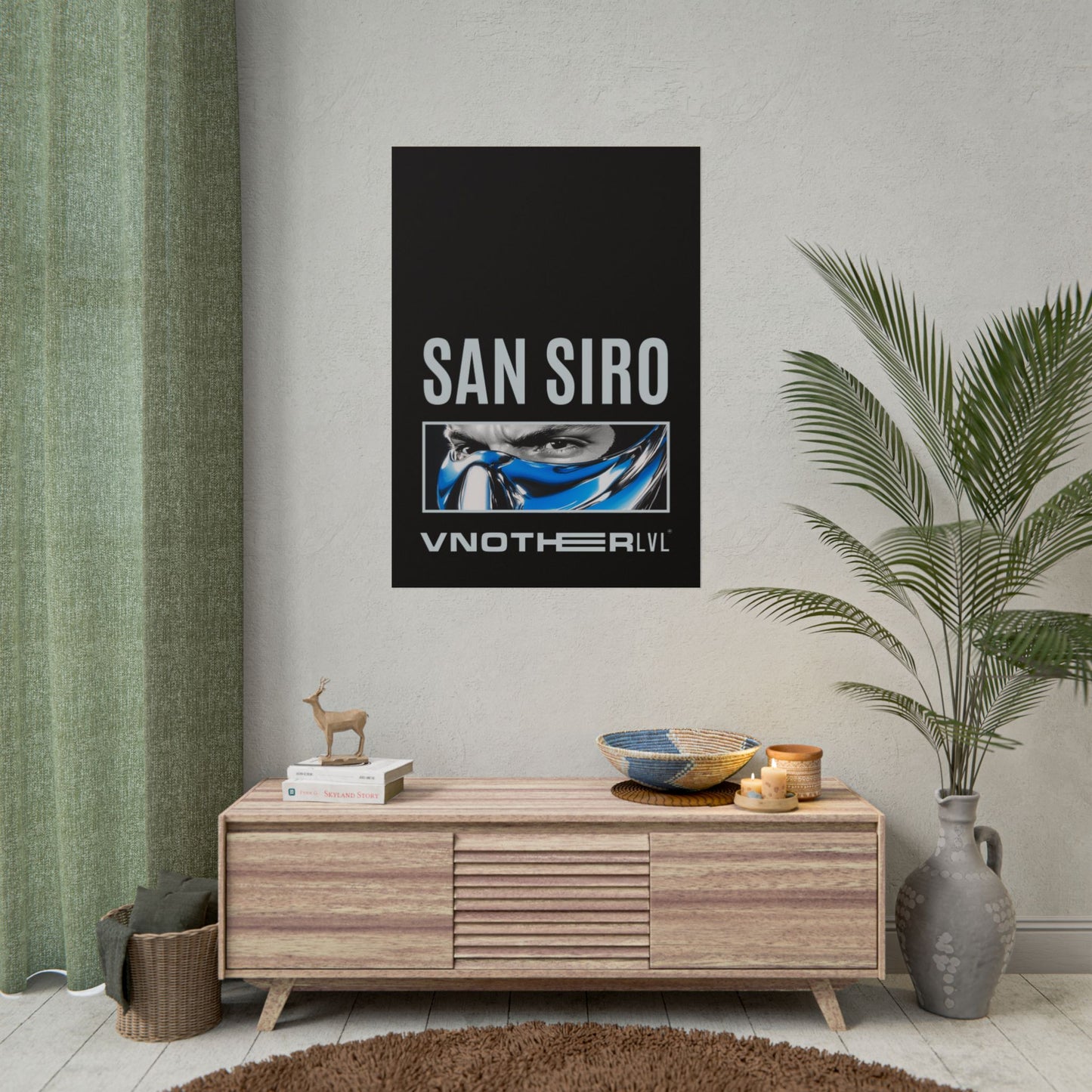 VNOTHERLVL Art Print Poster - San Siro / Inter / Milano