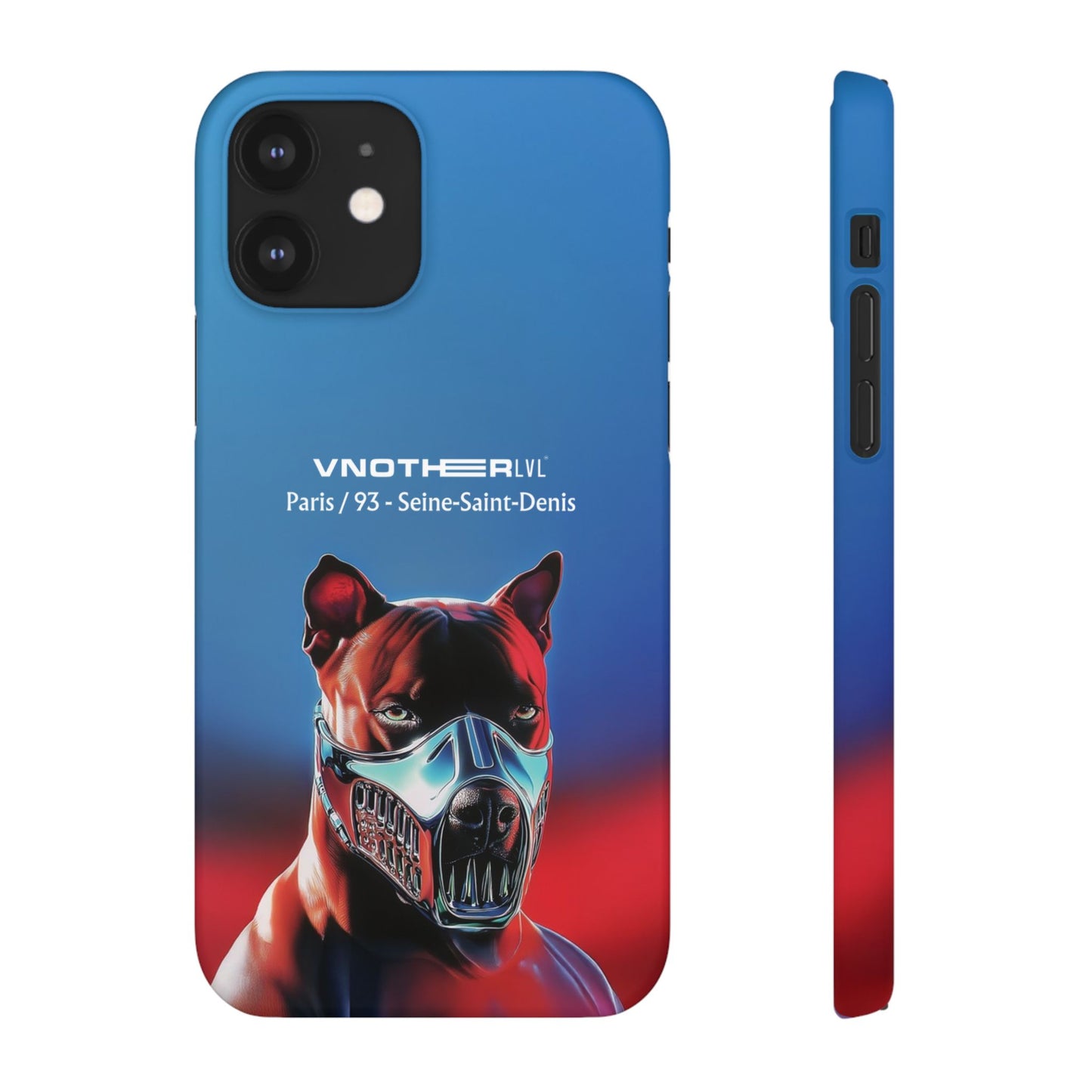 VNOTHERLVL Phone Case - Pitbull / Paris 93