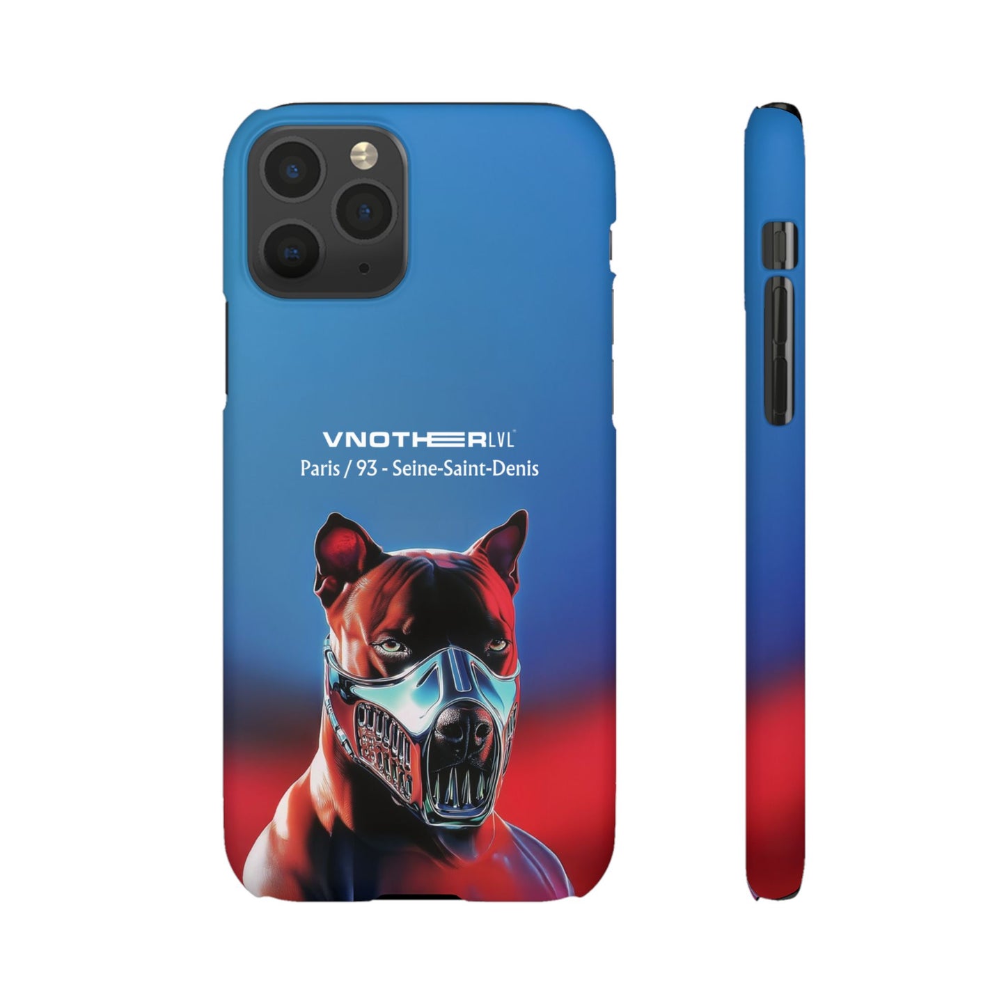 VNOTHERLVL Phone Case - Pitbull / Paris 93