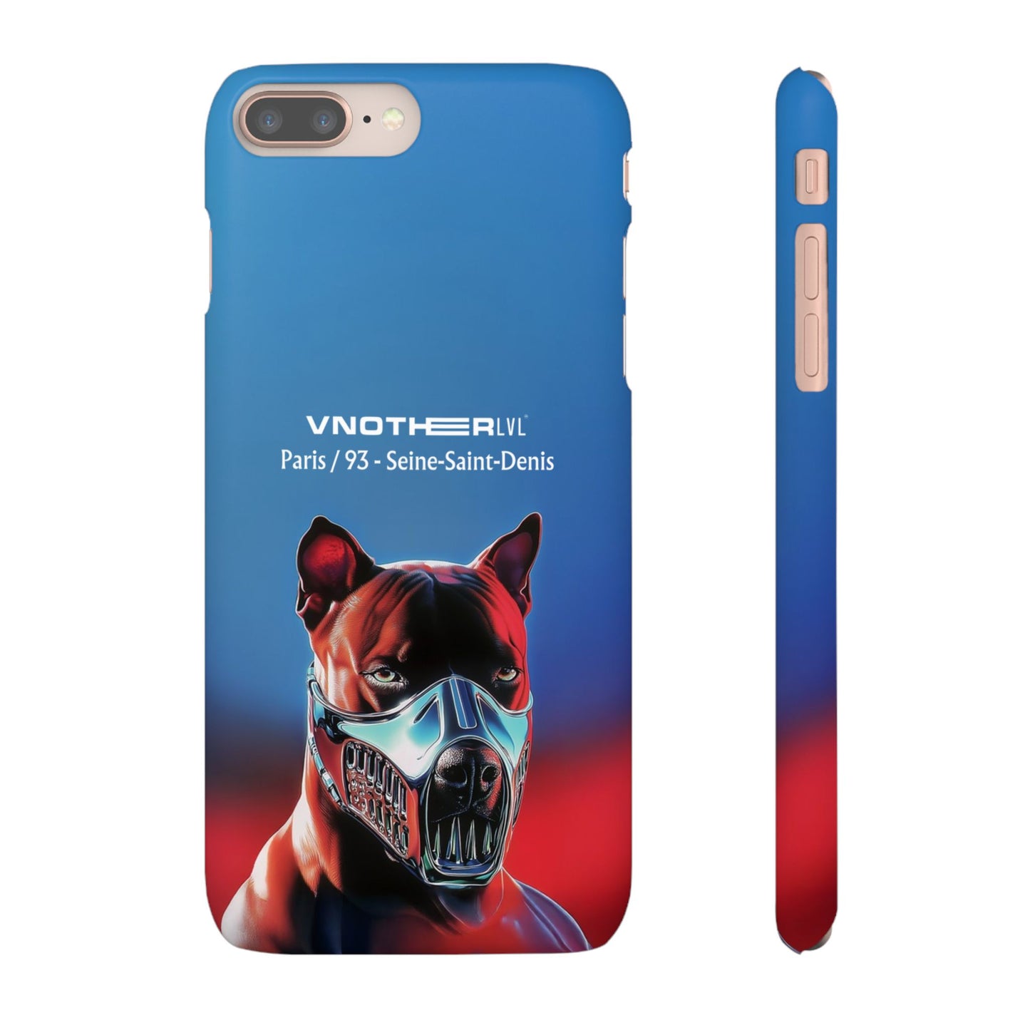 VNOTHERLVL Phone Case - Pitbull / Paris 93