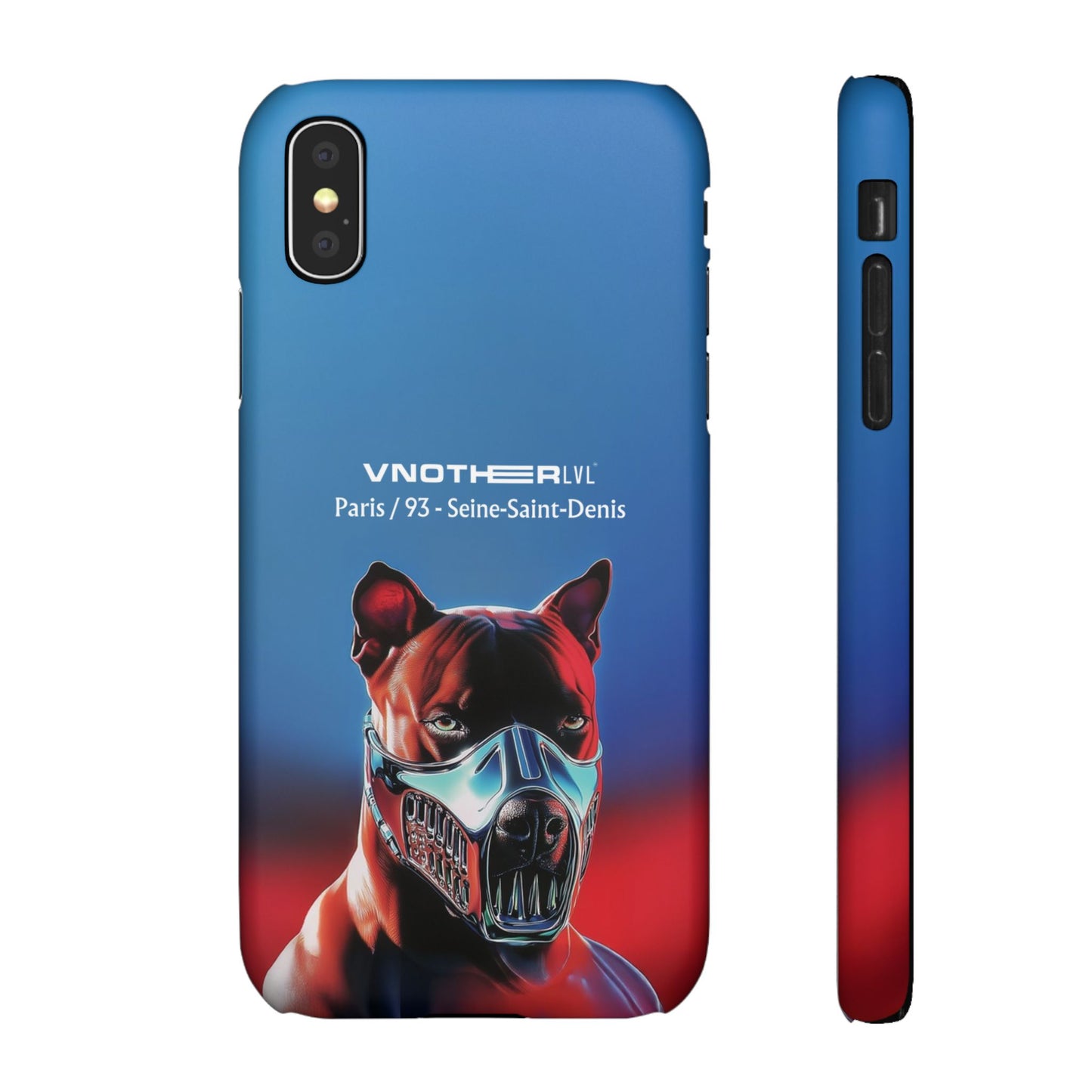 VNOTHERLVL Phone Case - Pitbull / Paris 93