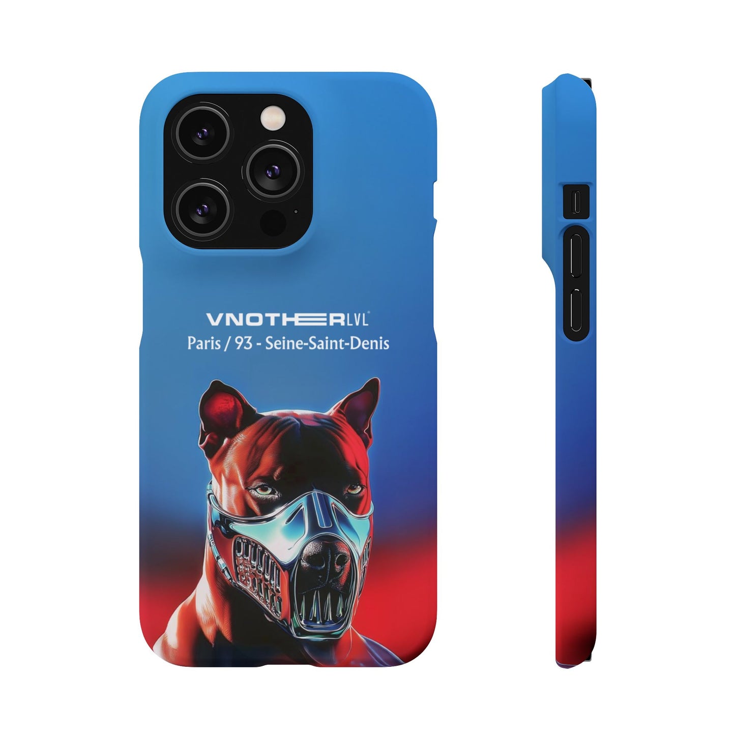 VNOTHERLVL Phone Case - Pitbull / Paris 93