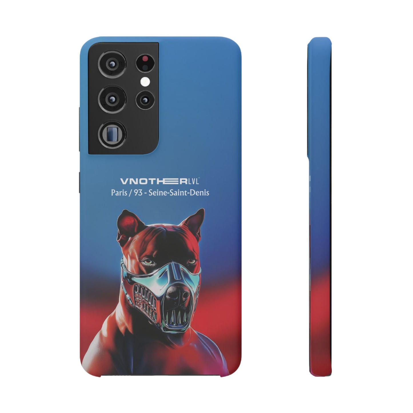 VNOTHERLVL Phone Case - Pitbull / Paris 93